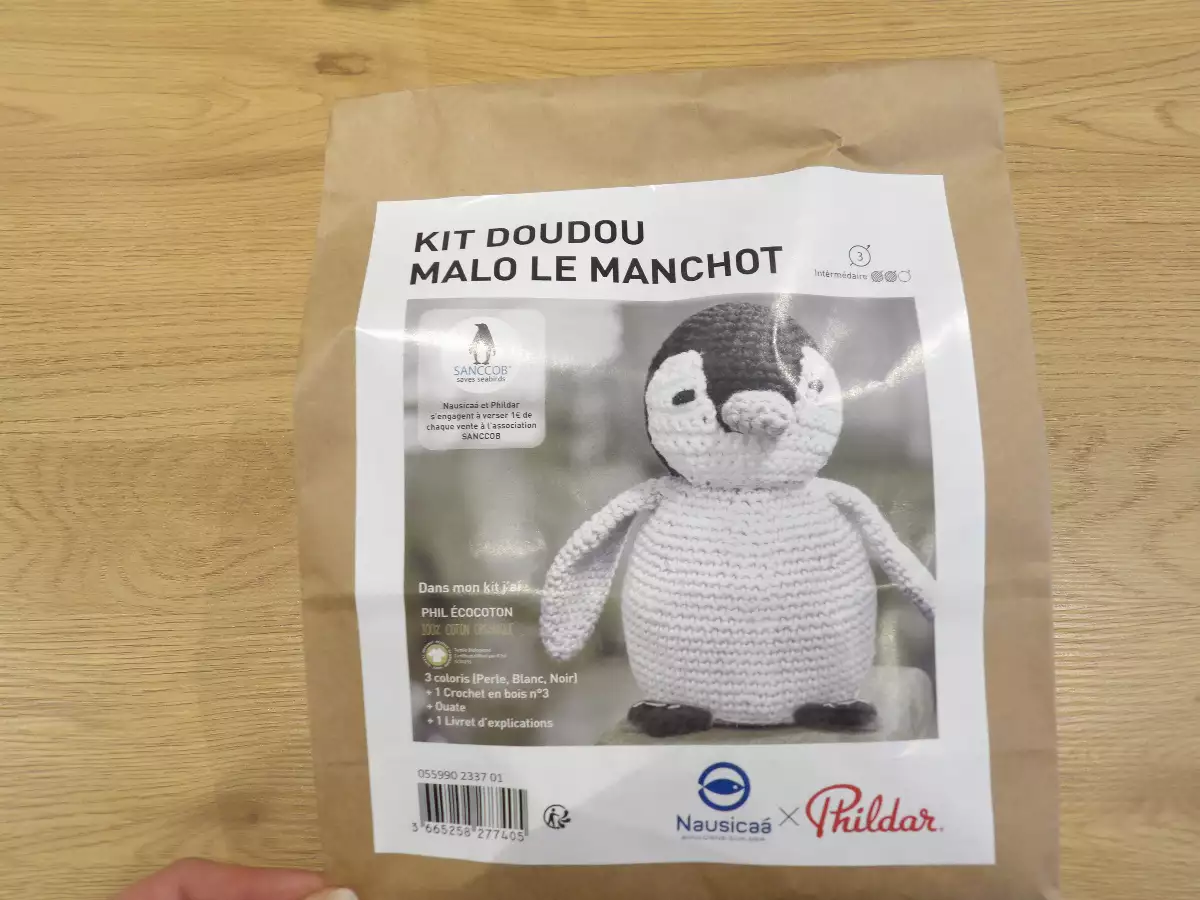 kit doudou malo le manchot